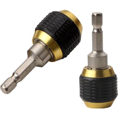 Hexagonal Shank Quick Coupling Hex Change Chuck Driver Bit Holder Chuck Drill Bit Hold Drill Chuck Quick Change Adapter Convert