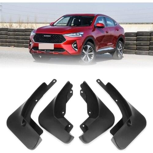 Black Car Auto Mudguards For Great Wall Haval F7 F7x 2019 2020 Mud Flaps Splash Guards Fender Mudflaps Accessories