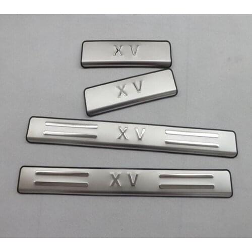 For Subaru XV 2012 2013 2014 2015 2016 2017 High quality Stainless steel Scuff Plate Door Sill