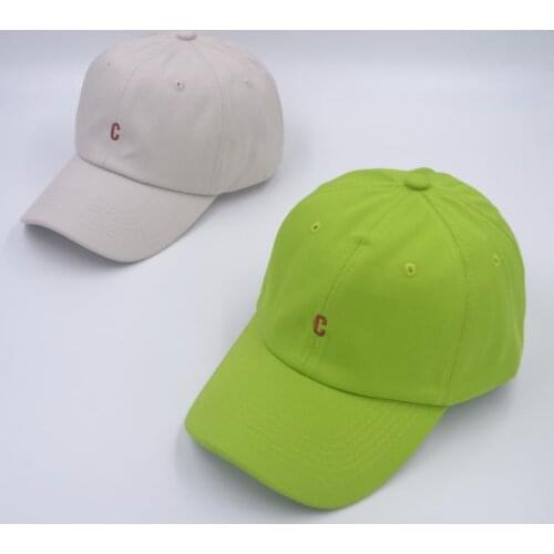 Cotton Baseball Cap Mens Fashion Letters C Embroidery Hat Womens Casual Snapback Hats Visors Caps For Unisex