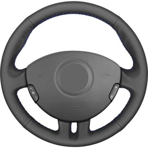 Custom Car Steering Wheel Cover For Renault Clio 3 2005-2013 Clio 3 RS 2005-2013/Braid For Steering Wheel