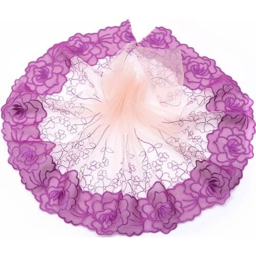 MLAEY 2Yard Exquisite Embroidered Flower Lace Trim High Quality Lace For Craft&Sewing Dress Clothing Accessories 05