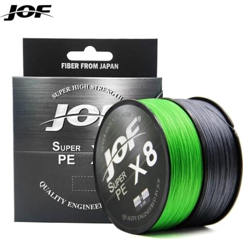 JOF 8 Strands Fishing Line 300m 500m Japan Material Not Fishing Line Bass Carp Fish Fishing Accessories Mainline Tippet pe line