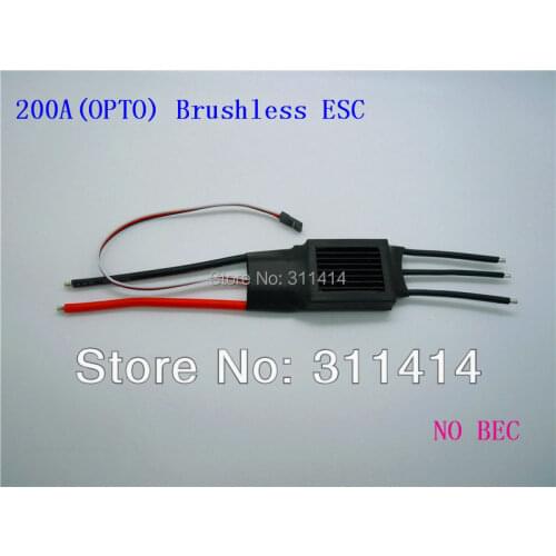 1piece RC Hobbies ESC 200A(OPTO) Brushless Motor Speed Controller + Free Shipping High Quality Retail Dropshipping
