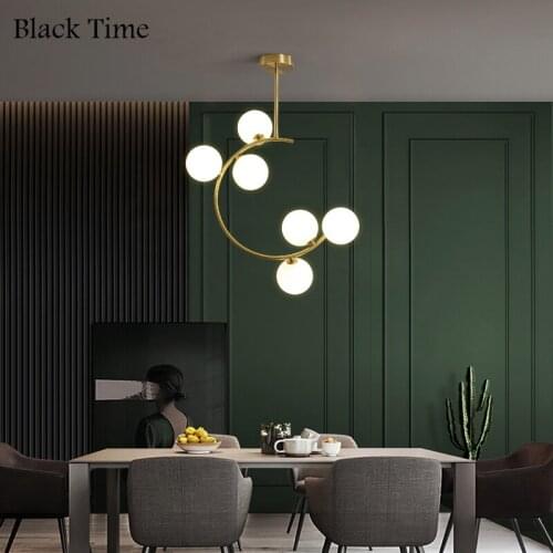 Creative LED Chandelier Suspension Magic Bean Chandelier Lamp for Living Room Bedroom Dining Room Kitchen Home Indoor Luminaires