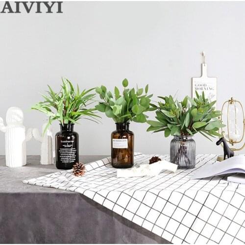 NEW Multicolour Artificial Eucalyptus bouquet Money leaf fake plant Multipurpose Christmas party home decoration wedding flower
