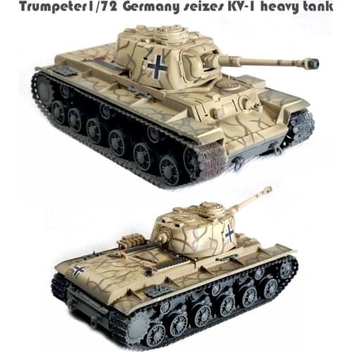 Trumpeter 1/72 Germany seizes KV-1 heavy tank 36284 finished product model