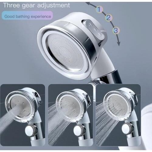 Shower Head Adjustable High Pressure Heat Insulation Powerful Shower Spray Saving Water Bathroom Anion Filter Bathroom Products