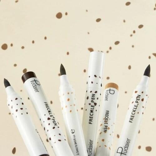 Natural Lifelike Freckle Pen Soft Brown Freckle Pen Lasting Waterproof Dot Spot Pen Create Effortless Sunkissed Makeup