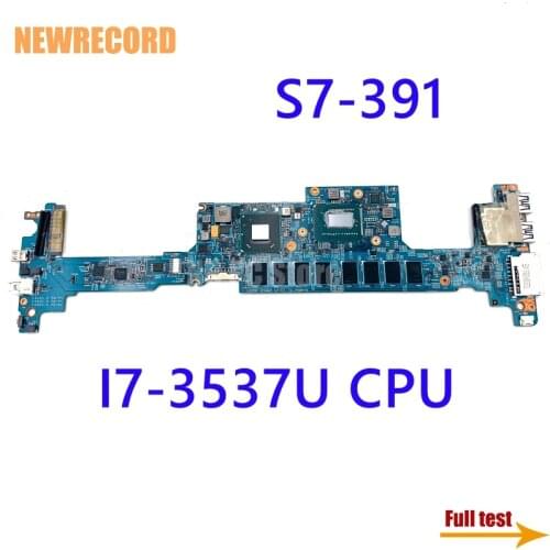NEWRECORD 12223-1 48.4WE05.011 NBM3E11004 NB.M3E11.004 For ACER Aspire S7-391 Laptop Motherboard I7-3537U CPU main board