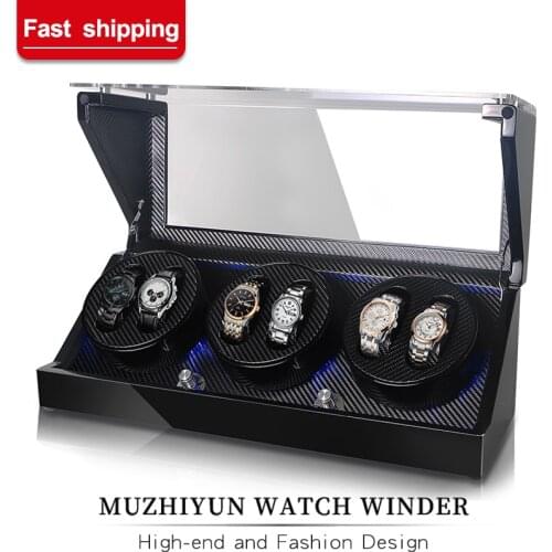 Watch Winder Box Mechanical Automatic Watch Display For Luxury Men Watches