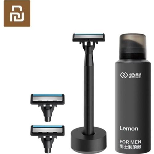 Original Youpin Shaver Beard Shaving H300 6 In 1 Manual Razor Magnetic Shavings Replaceable Shaver Blade Tools