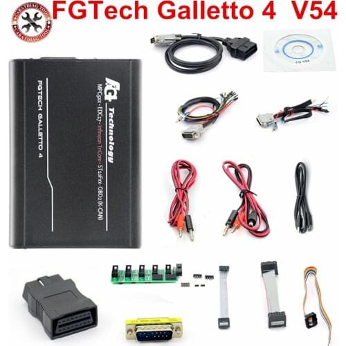 2020 Hot Selling FGTech Galletto 4 Master V54 Master BDM-TriCore-OBD Function fgtech galletto 4 master programmer