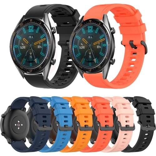 For GT2 Pro Strap Silicone Watchband For Huawei Watch GT/GT 2E/2 46mm /HONOR Magic 1 2 Band Sport Bracelet 22MM Wristband Correa