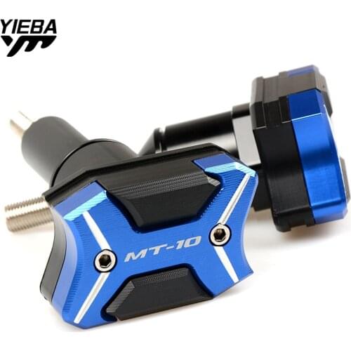 With MT-10 Motorcycle Frame Sliders Screw Crash Pad Cover Falling Protector Guard For Yamaha MT-10 MT 10 MT10 2016