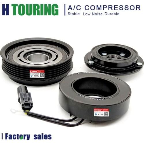 AC Compressor Clutch for Hyundai Santa Fe 2.0L 2.7L Engine 2001-2006 97701-26200 97701-26300 97701-2E200 9770138170 9770138171