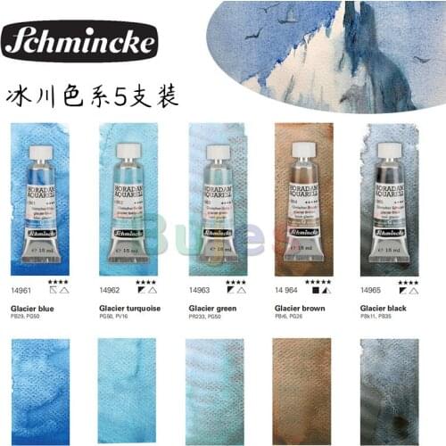 Schmincke Artist Limited Watercolor,Precipitation Layered Color,Single Set,Professional Colorful, Bright Pigment