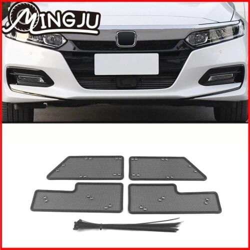 Car Middle Insect Screening Mesh Front Grille Insert Net Anti-mosquito Dust for Honda Accord 10th 2018 2019 2020 2021