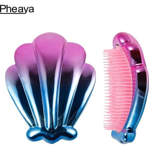 Cute cartoon hair comb Mini massage airbag comb anti-knot Magic Comb girl hair comb