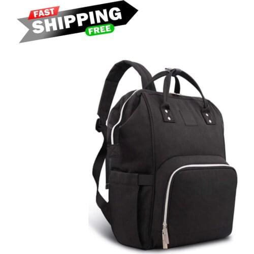 Baby Care Bag Diaper Blanket Baby Bottle Organizer Black Fashion Design Large Storage Fast Free Shipment