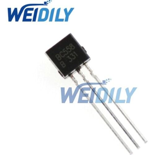 100PCS BC558B TO-92 BC558 TO92 558B triode transistor
