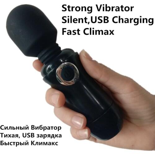 Stronger Mute Female vibrator Mini AV Magic Massager Wand Vibrator clitoris stimulator adult sex Toy clit mastrubator for women
