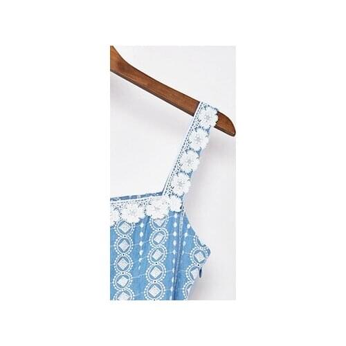 2021 Summer New Fashion Sense Lace Belt Thinner Suspender Jumpsuit Women