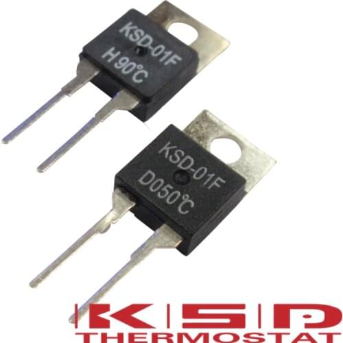 5PCS JUC-31F/KSD-01F 45 45C degree celsius normally open close thermal control temperature protection switch temperature 0-150
