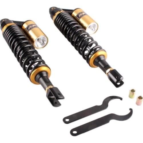 8mm spring 390mm 395mm 415mm 420mm Motorcycle Air shock absorbers replacement for Honda Suzuki Yamaha Kawasaki Scooter ATV