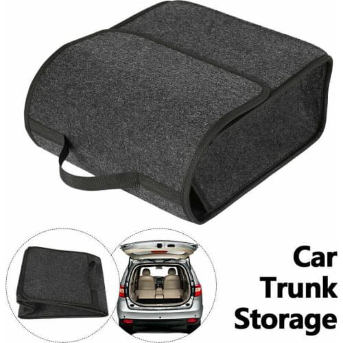 Vehicle Tool Grey Storage Bag Trunk Storage Box Car Boot Organiser Car Accessories Universal Portable