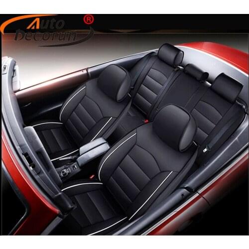 AutoDecorun Custom Cowhide Leather Cover Seats for Hyundai AZERA 2008 Automobiles Seat Covers Accessoires Car Supports Protector