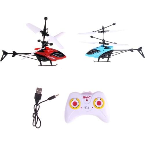 Kids Gift RC Helicopter Mini RC Drone With Crash Gyro Resistant RC Toys For Boy Flying