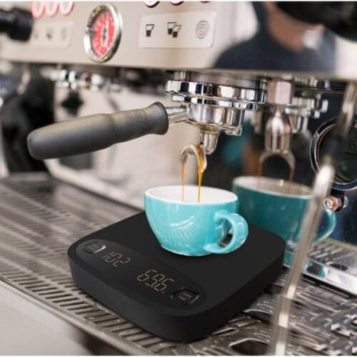 USB Charging Hand Coffee Electronic Scale Smart Coffee Scale With Timing Function Roasting Scale Kitchen Metering Tools