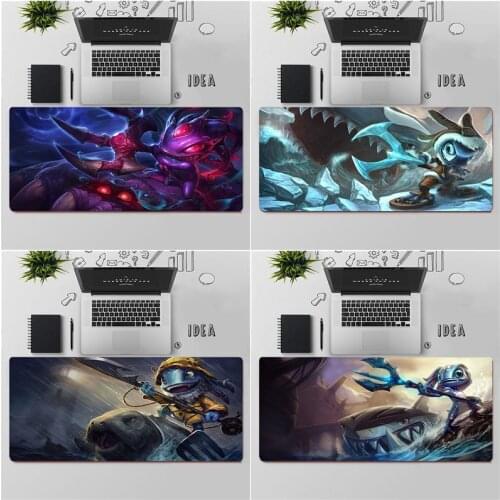 FHNBLJ Top Quality League of Legends Fizz Unique Desktop Pad Game Mousepad Free Shipping Large Mouse Pad Keyboards Mat