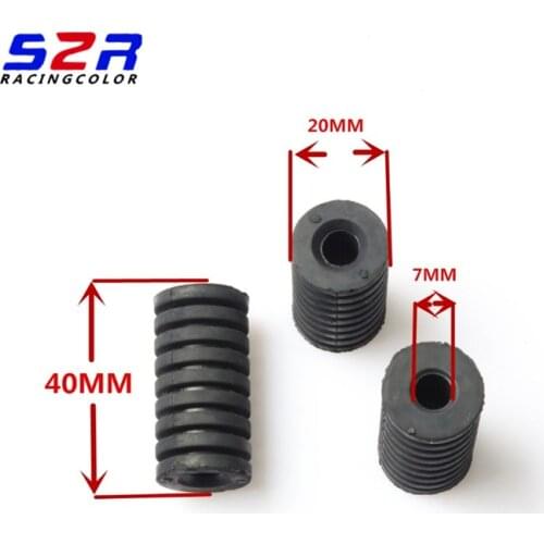 S2R Motorcycle Wear Resistant Cover Shift Gear Pedal for YAMAHA HONDA SUZUKI KTM TVS LIFAN Universal Foot Operated Pad Rubber