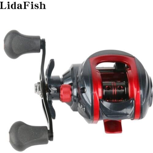 LIDAFISH 2021 New 7.2:1 Gear Ratio Baitcasting Fishing Reel Anti-corrosio Saltwater Freshwater 4+1BB Fishing Coil Wheels