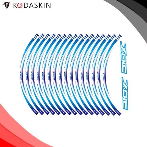 KODASKIN Motorcycle 2D Wheel Decals Rim Stickers Set for Zontes 310X