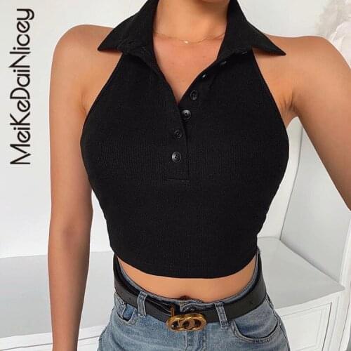 MeiKeDaiNicey Women's Cropped Tank Tops