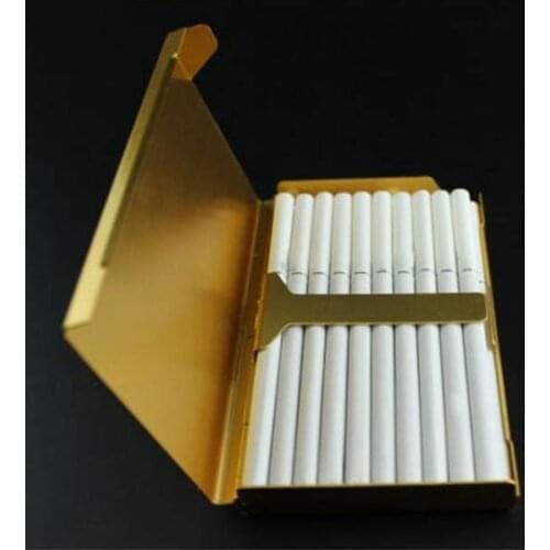 20 Pieces Capacity Metal Cigarette Case Container Pocket-box Pipe Cigar Holder Case Slim for Lady BJStore