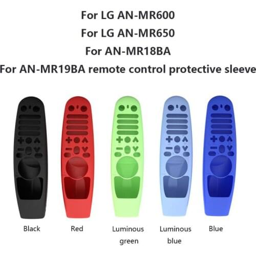 Soft Silicone Remote Control Protective Case For LG TV Remote Control AN-MR600 AN-M Anti-slip Protector Cover QBMY
