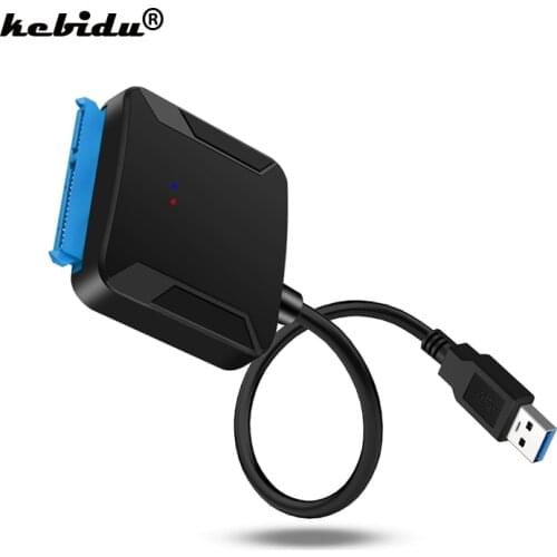 SATA USB3.0 Adapter Cable Converter 22 pin USB 3.0 to SATA Cable Without EU/US Adapter For 2.5 inch 3.5 inch HDD SSD Hard Disk