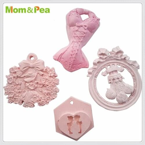 Mom&Pea MPA0679-82 Aromatherapy Silicone Mold Cake Decoration Fondant Cake 3D Mold Food Grade