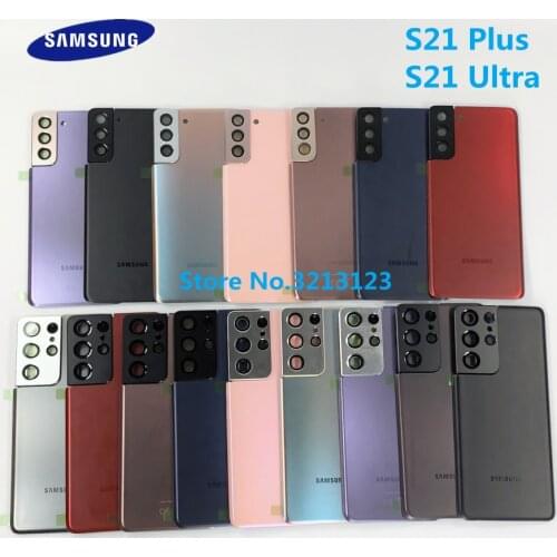 Back Glass Replacement For Samsung Galaxy S21 Plus / S21+ / S21 Ultra Battery Cover Rear Door Housing Case waterproof