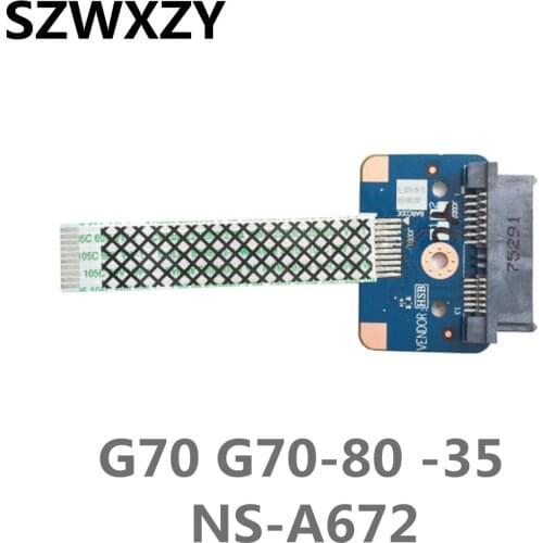 SZWXZY Original New For Lenovo G70 G70-80 G70-35 ODD Switch Board With Cable NS-A672 5C50K04299
