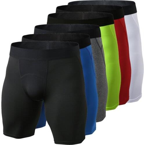 NEW Long Boxers Men Underwear High Elastic Mens Casual Sportswear Boxer Underpants Fitness PRO Short Pants Bodysuit