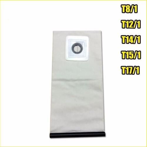 High quality Washable DUST Filter BAGS for KARCHER VACUUM CLEANER Cloth T8/1 T12/1 T14/1 T15/1 T17/1 Vacuum Cleaner parts
