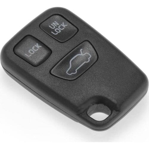1PCS High Quality Black ABS Replacement Remote Key Fob Case Shell Housing 3 Button for 2000 Volvo V70