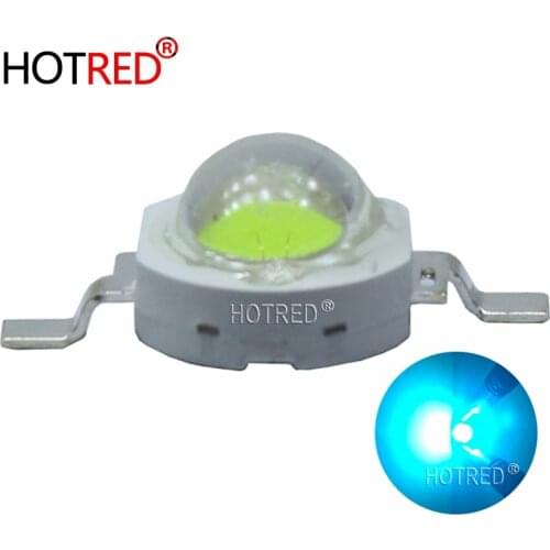 100PCS 3W Cyan Ice Blue Green High Power LED Lamp Led Emitter Light 490-495nm Diode 350-700mA For Decoration
