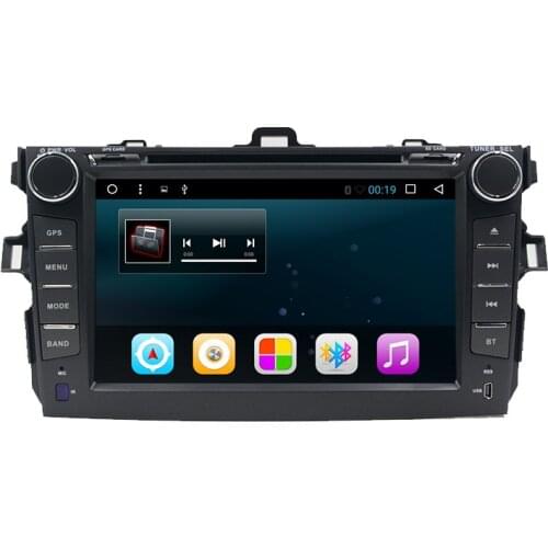 2 din Quad Core android 7.1 car dvd for toyota corolla 2007 2008 2009 2010 2011 multimedia car radio gps