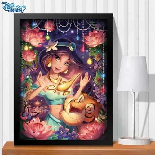 Disney Diamond Painting 5D DIY Princess Series Embroidery Applique Diamond Embroidery Handmade Artist Home Decoration Gift